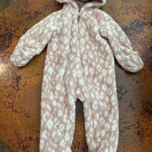 Carter’s Leopard Sherpa Pram/Jumpsuit